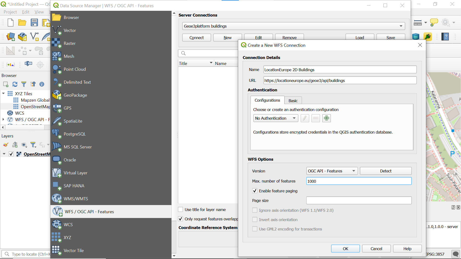 QGIS instructions, step 2