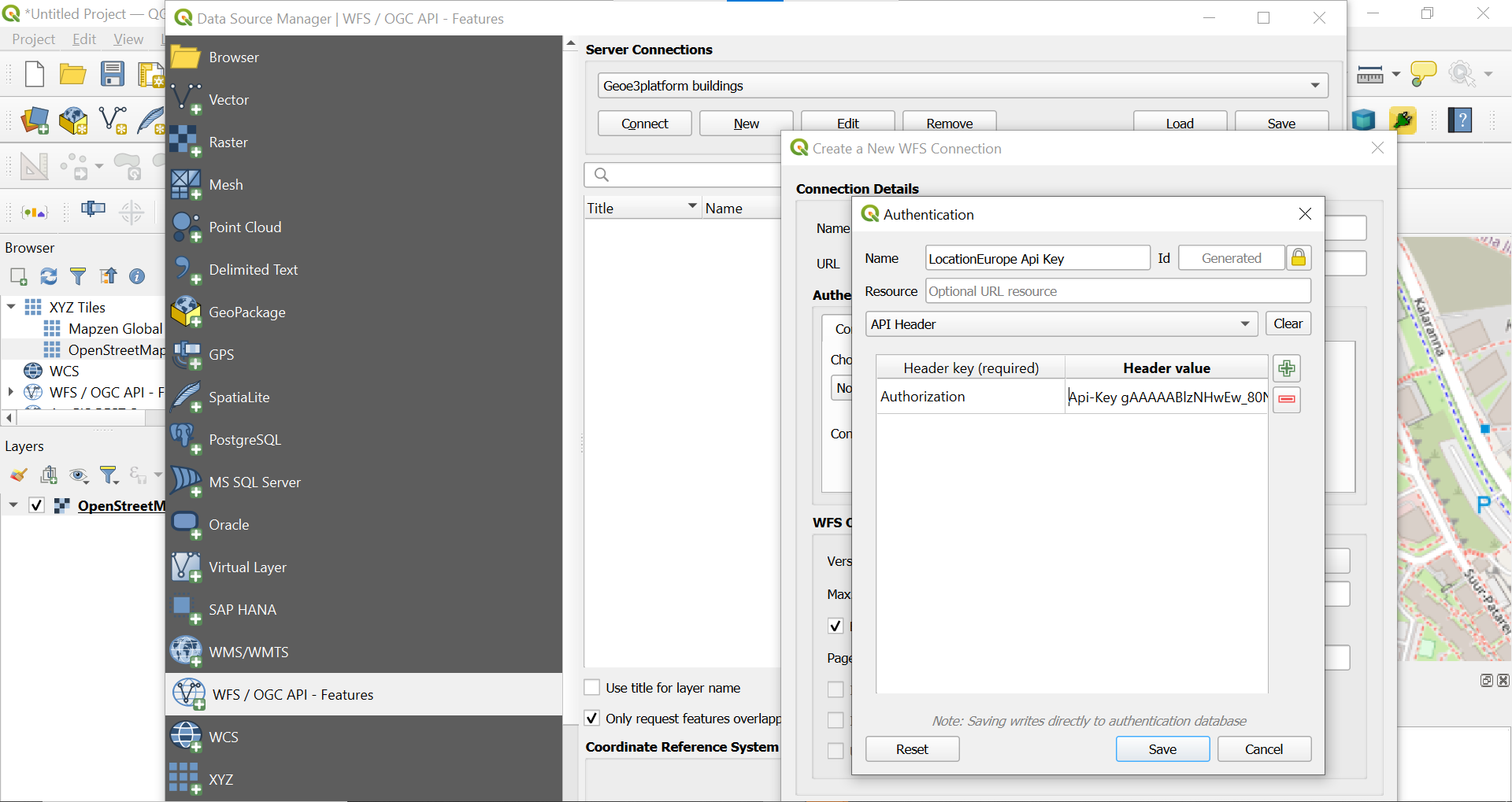 QGIS instructions, step 4